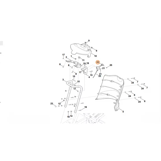 STIHL  Element uchwytu 6170 989 8100